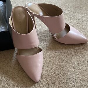 Blush Pink Mules by Halston